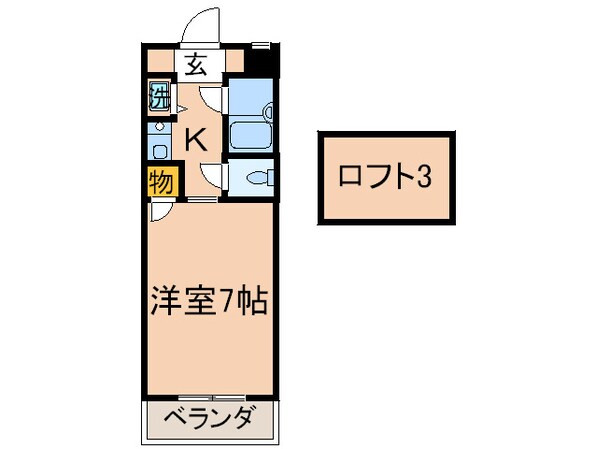 コンドミニアム折尾駅前の物件間取画像